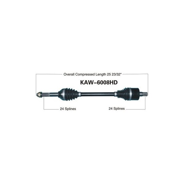 Wide Open Heavy Duty CV Axle for KAW HD REAR RIGHT KRF750 TERYX 08-11 KAW-6008HD - main